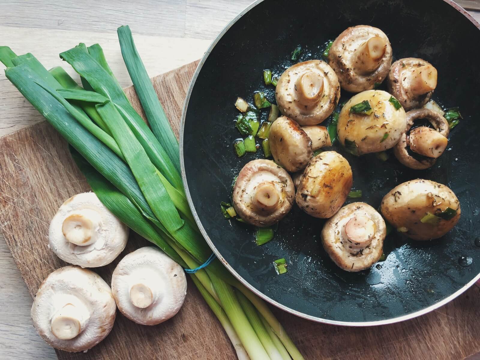 sauterede champignon