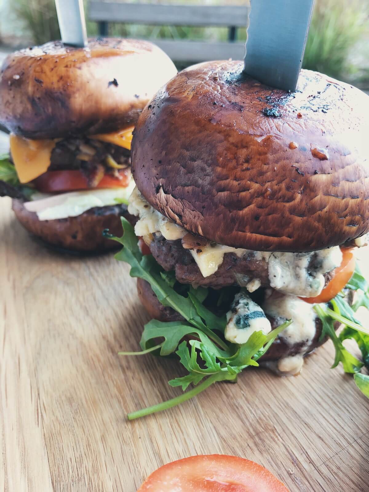 portobello burger opskrift