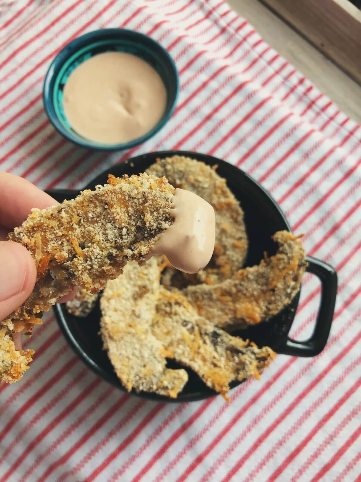 Portobello-fritter opskrift