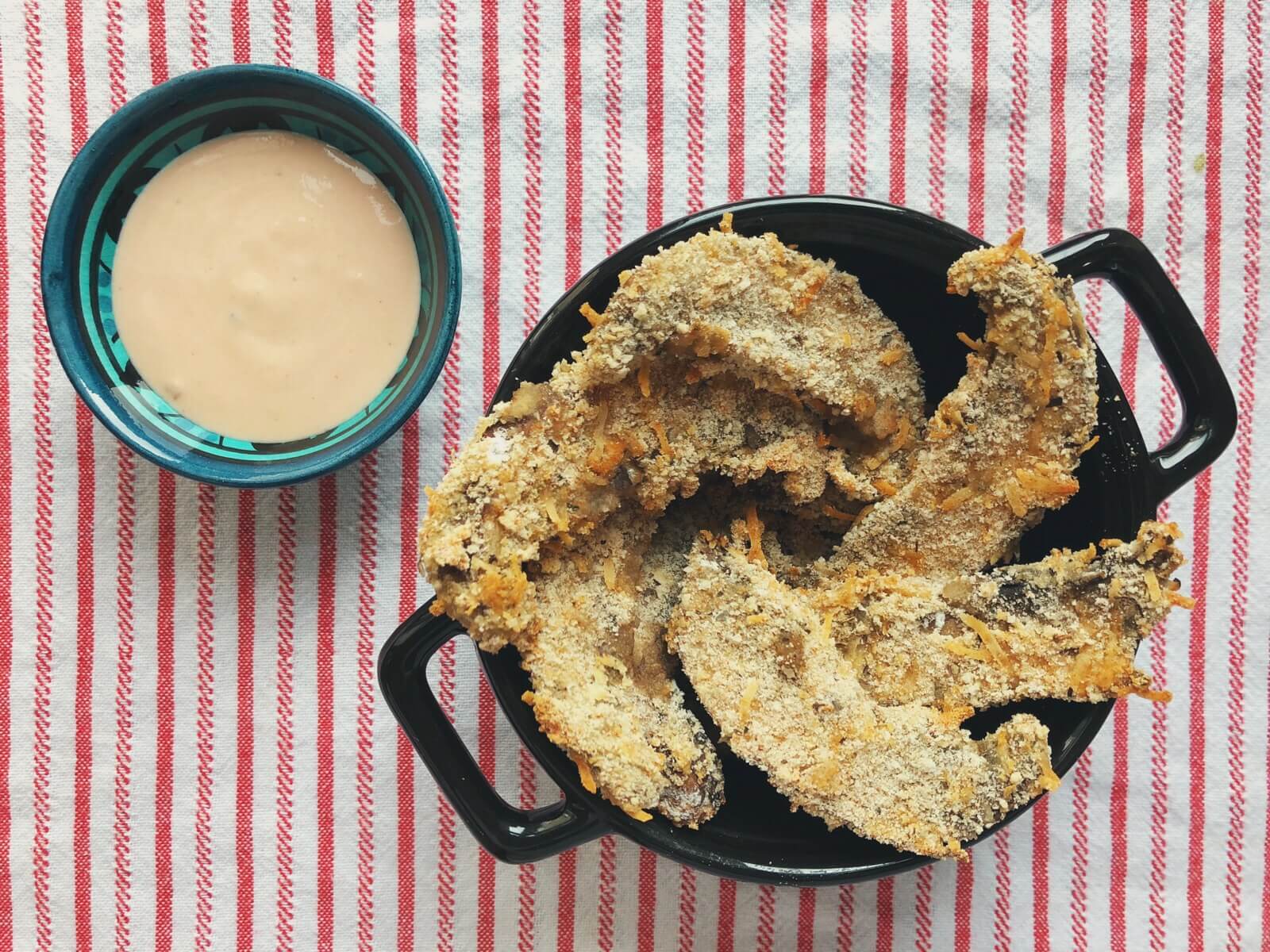 Portobello-fritter