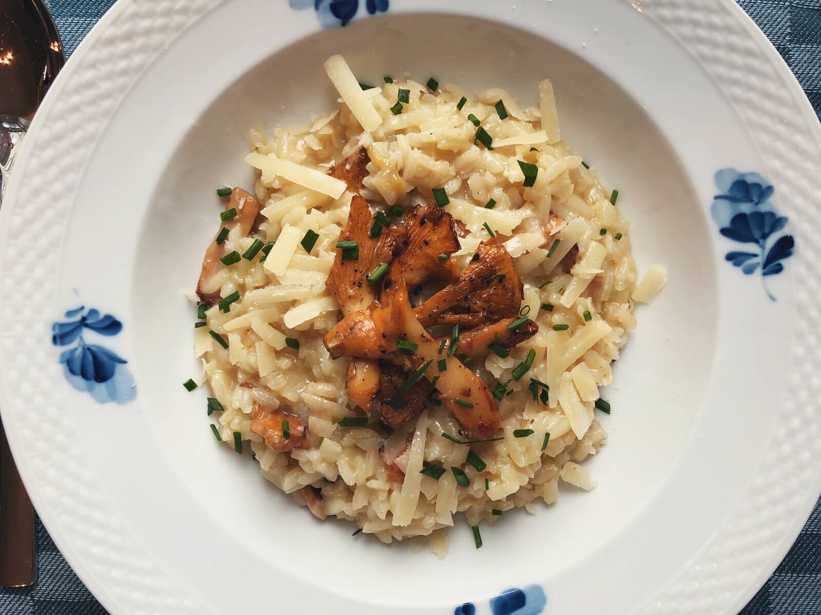 Risotto med kantarel og parmesan