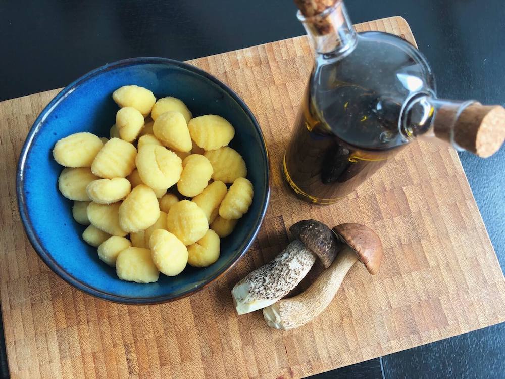 Gnocchi med Skælrørhat ingredienser